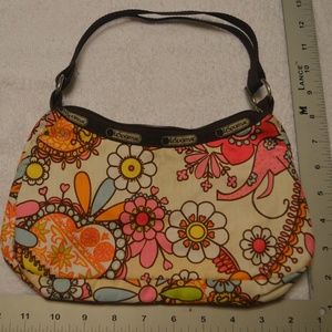 Le Sportsac Whimsical Floral Print Small Purse